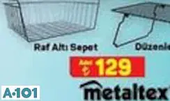 METALTEX RAF ALTI SEPET METALTEX RAF ALTI SEPET